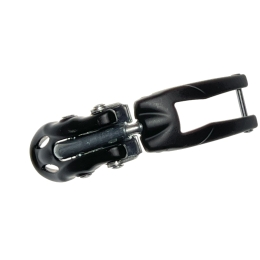 buckle long black round